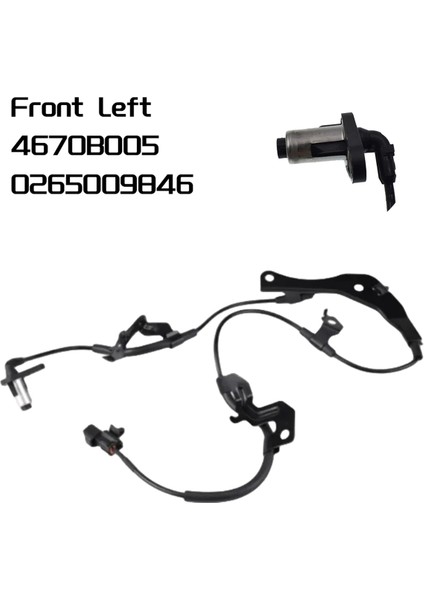 Ön Sol Yan Abs Tekerlek Hız Sensörü 4670B005 0265009846 Mitsubishi Pafero Montero Sport Strada Triton L200 2.4l (Yurt Dışından) modelleri