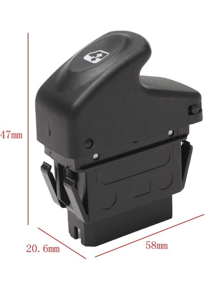 Renault Megane Için Araba Penceresi Asansör Anahtarı Cam Kaldırma Anahtarı Montajı 7700838100 (Yurt Dışından) fiyatları