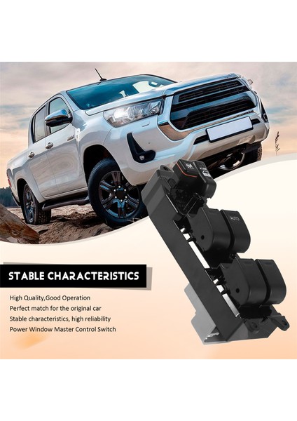 Toyota Hilux Fortuner Için 84820-0K061 Power Penceresi Ana Kontrol Anahtarı (Yurt Dışından) indirimleri