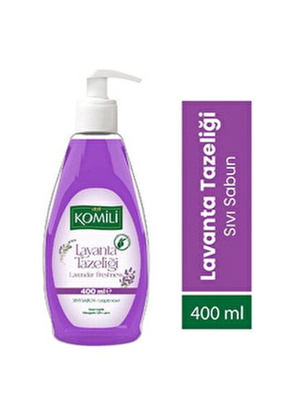 Sıvı Sabun Lavanta Tazeliği Ferahlatıcı Etki 400 ml Yerli Üretim fiyatları