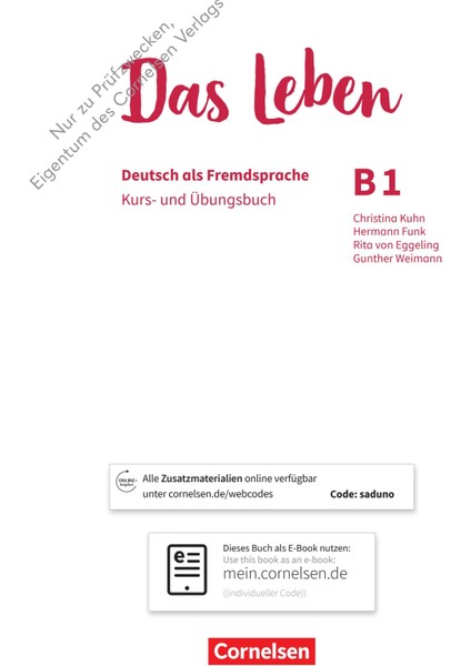 Das Leben B1 Kurs und Übungsbuch fiyatları