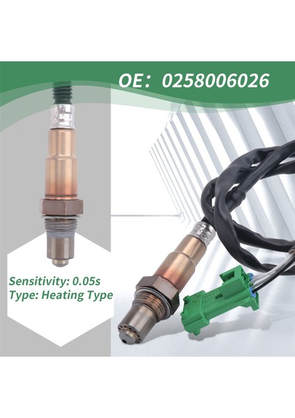 Peugeot Için Oxygen O2 Sensörü 206 306 307 406 407 607 806 Ortak 0258006026 025898615 1628EC 1628HQ 9635978980 96229976 (Yurt Dışından) fırsatları