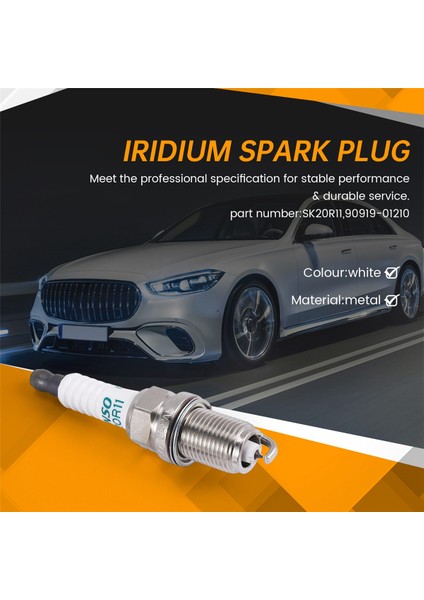 4x Iridium Buji 90919 Toyota Camry Rav4 Avalon Için SK20R11 (Yurt Dışından) fırsatları