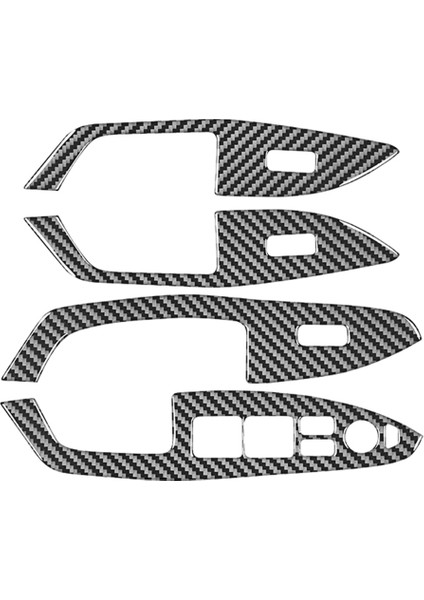Kia K5 Optima Için Karbon Fiber 2011-2015 Lhd Pencere Kaldırma Anahtarı Kapak Trim Iç Aksesuarlar, B (Yurt Dışından)