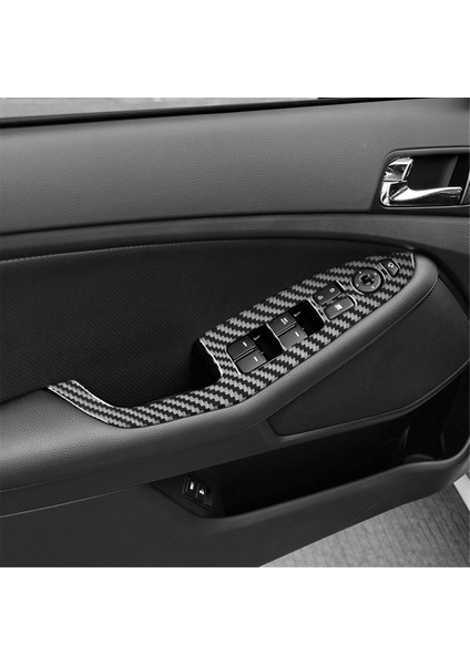 Kia K5 Optima Için Karbon Fiber 2011-2015 Lhd Pencere Kaldırma Anahtarı Kapak Trim Iç Aksesuarlar, B (Yurt Dışından) indirimleri