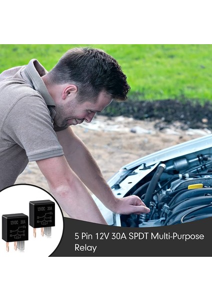 5 Pin 12V 30A Röle Otomotiv Röle Başlangıç ​​röle Araç Araç Motor Motor Aksesuarları Için Ağır Dermi Rölesi (4 Parça) (Yurt Dışından) indirimleri