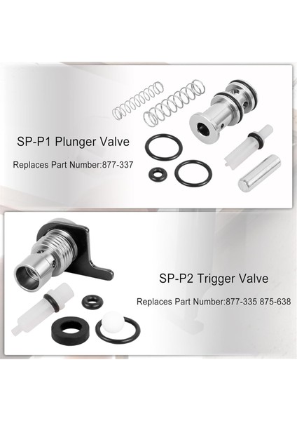 Sp-P1 Sp-P2 Piston Valfı ve Tetikleyici Valf Seti Değiştirme, 877-337 875-638 NR83A NR83A2 NR83A2 Için Uygun (Yurt Dışından) modelleri