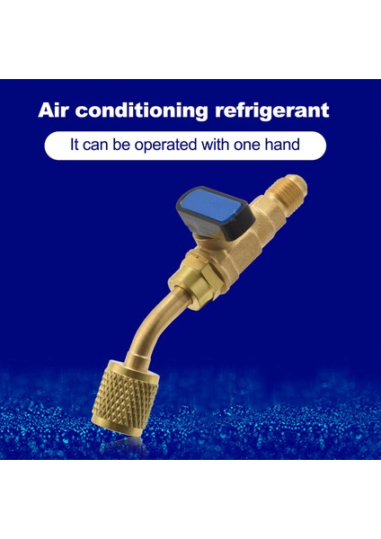 Açılı Kompakt Bilyalı Valf 1/4 Inç Sae, Klima Soğutucu R410A R134A Kapatma Valfı, 3pcs R410A R134A Kapanma Vanaları (Yurt Dışından) modelleri