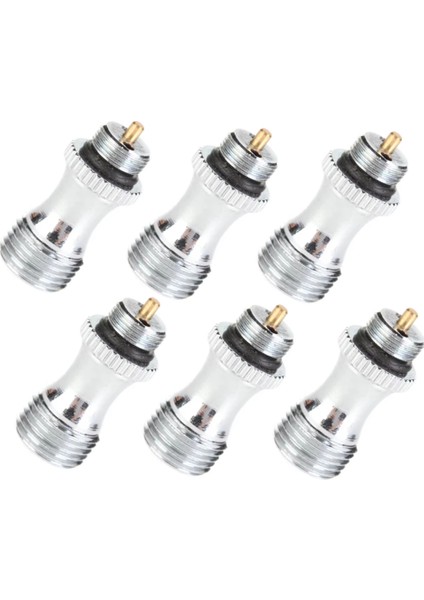 6pcs Airbrush Boya Püskürtme Airbrush Makinesi Için Paslanmaz Çelik Hava Vanası Airbrushing Malzemeleri (Yurt Dışından)