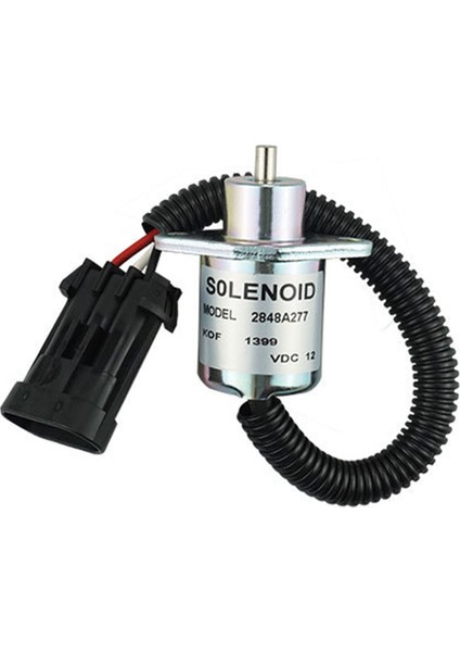 2848A278 Yakıt Kapatma Valfı Kapat Solenoid Valfı Tırtıl Için 12V 246 216 226 Perkins UB704 Motor (Yurt Dışından) modelleri