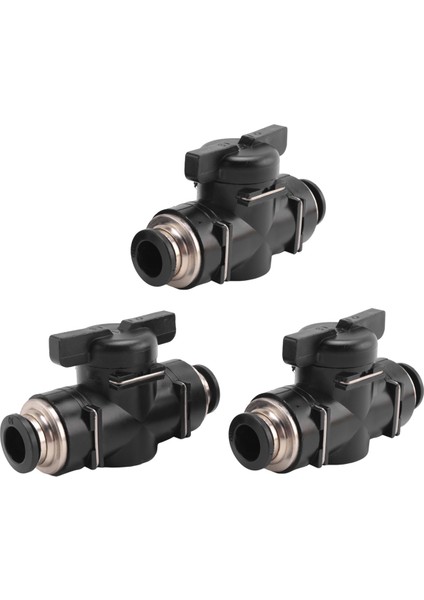 10MM Itme Valf Bilyalı Valf 10MM Hava Akış Kontrol Vanası Hızlı Bağlantı Valf Tüp Bağlantı Parçaları 3 Paket (Yurt Dışından) modelleri