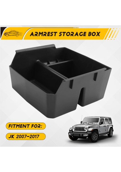 Araba Merkezi Konsol Organizatör Saklama Kutusu Iç Aksesuarlar Jeep Wrangler Için Arm Emri Saklama Kutusu Jk 2007-2017 (Yurt Dışından) fırsatları