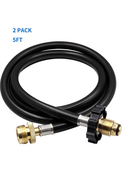 2 Paket 6ft Propan Adaptör Hortumu 1lb Ila 20LB, Arkadaş Isıtıcı Için Pol Erkek Bağlantı Hortumu, Coleman Sobası, Portatif Izgara (Yurt Dışından) indirimleri