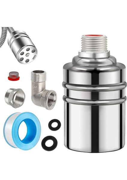 304 Paslanmaz Çelik Tam Otomatik Su Seviyesi Kontrol Şamandıra Vanası, 1/2in 3/4in Otomatik Dolgu Kapat Su Şamandıra Valfi (Yurt Dışından)