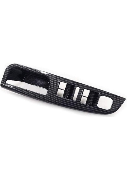 Yan Tutun Karbon Fiber Kapı Pencere Anahtarı Kontrol Paneli Kapak Trimleri Jetta Mk5 Golf Için Çerçeve 5 2005-2009 (Yurt Dışından)
