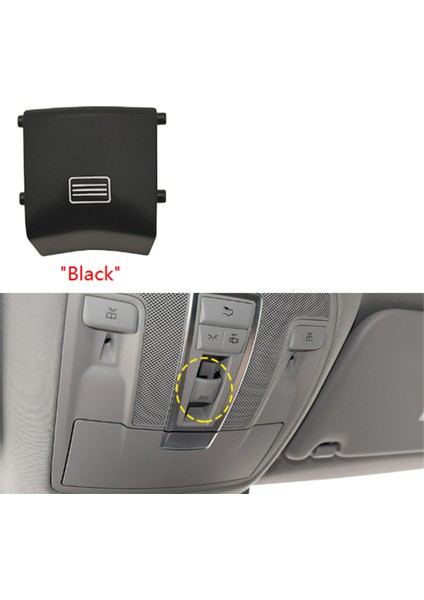 Araba Sunroof Pencere Anahtarı Düğmesi Kapak Kapalı Tavan Işık Anahtarı Mercedes-Benz ml Gl Gle G W166 W292 W463 Siyah (Yurt Dışından) fiyatları