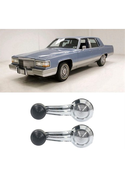 Pontiac Cadillac Chevy Olds Buick Için 1 Çift Set Krom Kapı Penceresi Krank Sapı 1732326 20348200 (Yurt Dışından) fiyatları