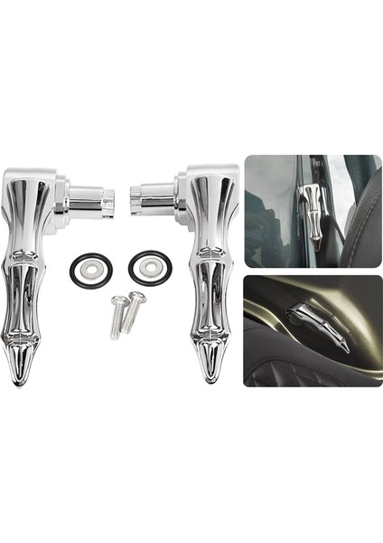 Harley Touring Road Street Electra Glide Için 2x Saddlebag Mandalı Kol Kapağı Kaldırıcı (Yurt Dışından) indirimleri