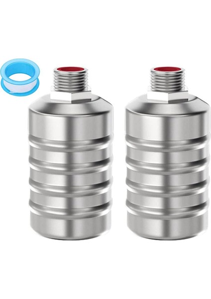 2pcs Paslanmaz Çelik Tam Otomatik Su Seviyesi Kontrol Şamandıra Valfi, Otomatik Kapat Mini Şamandıra Valfı, 1/2in Üst Su (Yurt Dışından)