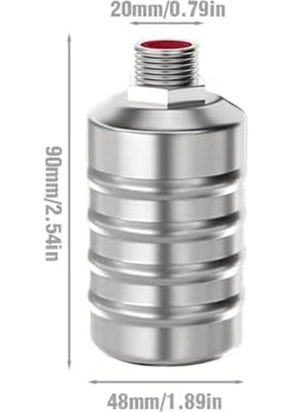 2pcs Paslanmaz Çelik Tam Otomatik Su Seviyesi Kontrol Şamandıra Valfi, Otomatik Kapat Mini Şamandıra Valfı, 1/2in Üst Su (Yurt Dışından) indirimleri