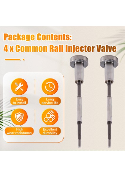 F00RJ01278 4 Pcs/set Dısel Comınd Raynı Enjektör Valfi Bosch 0445120054 0445120057 Için Set (Yurt Dışından) fırsatları