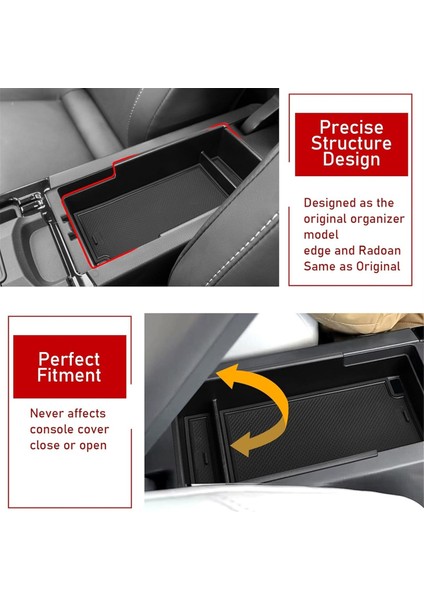Toyota Prius Için Merkez Konsol Organizatörü 60 2023 2024 Kolçak Saklama Kutusu Tepsi Aksesuarları Ekle (Yurt Dışından) fırsatları