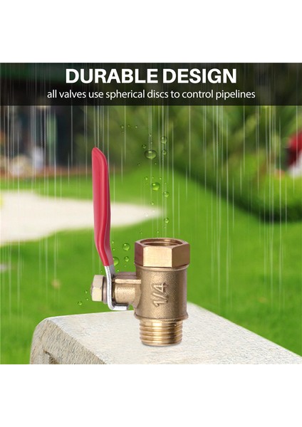 8pcs 1/4 Inç Ağır Hizmet Tipi Pirinç Bilyalı Valf Kapatma Anahtarı Erkek ve Dişi Npt Iplik Boru Bağlantı (Yurt Dışından) modelleri