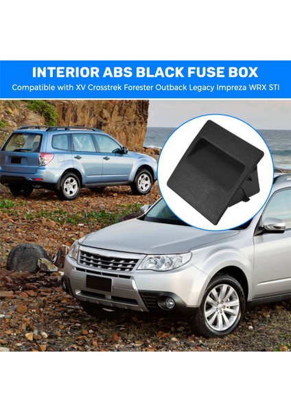 Iç Abs Siyah Sigorta Kutusu Para Konteyner Saklama Tepsisi Subaru Xv Crosstrek Forester Outback Legacy Impreza Wrx Stı ile Uyumlu (Yurt Dışından) fırsatları