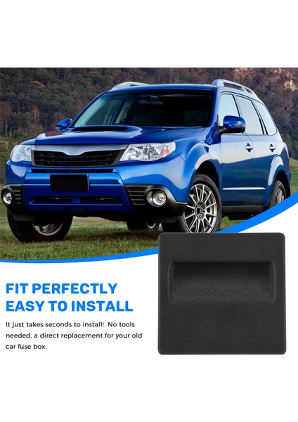 Iç Abs Siyah Sigorta Kutusu Para Konteyner Saklama Tepsisi Subaru Xv Crosstrek Forester Outback Legacy Impreza Wrx Stı ile Uyumlu (Yurt Dışından) indirimleri
