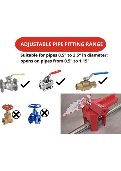 Dış Çap Boru-1/2in-2-1/2in Dış Boru-Tasarım Kazara Aktivasyonu Önler (Yurt Dışından) modelleri