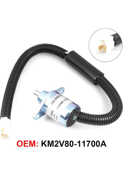 KM2V80-11700A 12V Yakıt Dizeller Için Solenoid Valf Kapatma Motor Jeneratörü Yağ Durdur Solenoid Valf (Yurt Dışından) fiyatları