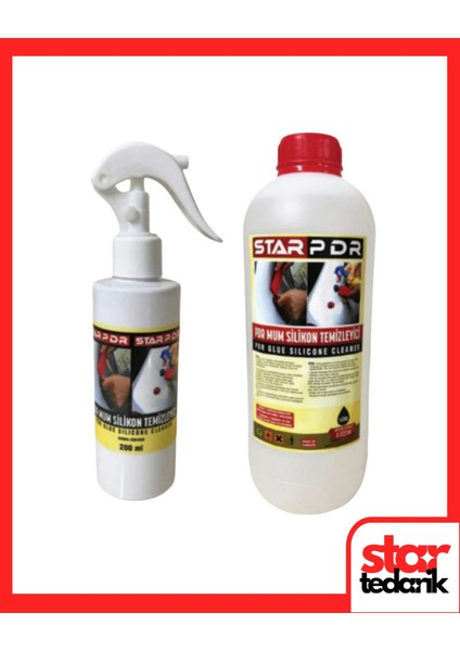 Boyasız Göçük Düzeltme Silikon Sökücü Sıvı (1L&200ML)