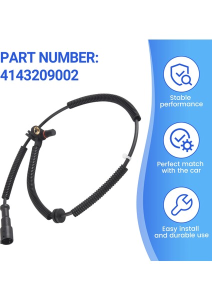 4143209002 Araba Ön Tekerlek Göbeği Abs Sensörü Ssangyong Için Kyron Actyon 2006-2013 (Yurt Dışından) indirimleri