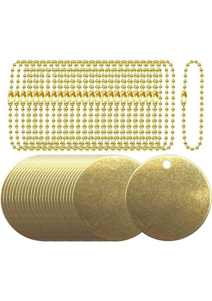 50PCS 1 Inç Pirinç Valf Etiketleri Delikli Boşluk Boş Vanalar, Ekipmanlar, Takım Anahtarları Etiketleme (Yurt Dışından) fiyatları