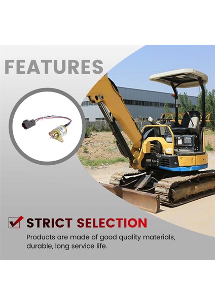 12V Flameout Solenoid Valf 1503ES-12S5SUC12S 119233-77932 Kubota Yangma Için Uygundur (Yurt Dışından) indirimleri