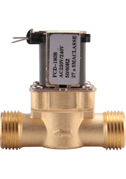 1/2 Inç Ac 220V Normalde Kapalı Pirinç Elektrik Solenoid Manyetik Valf Su Kontrolü Kimyasal Sıvı Endüstri Pompaları (Yurt Dışından)