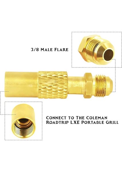 Coleman Roadtrip Izgaraları Için 5ft Propan Adaptör Hortumu ve Regülatör Değiştirme Kiti, Qcc1 Düşük Basınçlı Propan Adaptör (Yurt Dışından) fiyatları