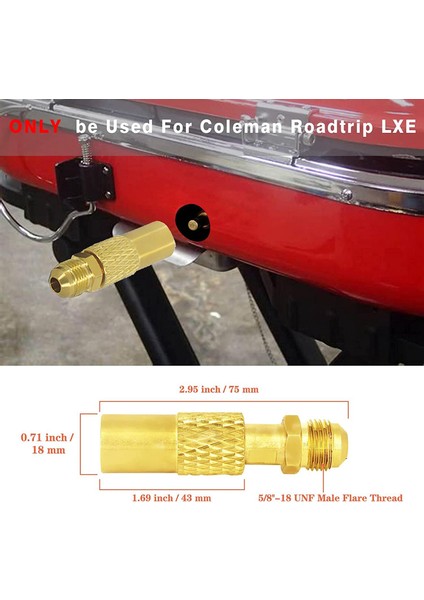 Coleman Roadtrip Izgaraları Için 5ft Propan Adaptör Hortumu ve Regülatör Değiştirme Kiti, Qcc1 Düşük Basınçlı Propan Adaptör (Yurt Dışından) fırsatları