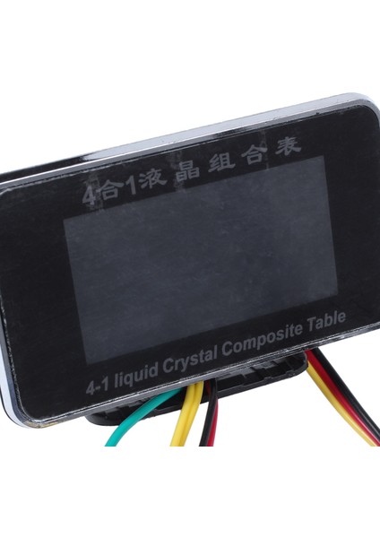 12V/24V 4 In 1 LCD Araç Dijital Alarm Göstergesi Basınç Voltmetre Volt Su Sıcaklığı Yağ Basınç Yakıt Göstergesi Sıcaklık Sensörü (Yurt Dışından) indirimleri
