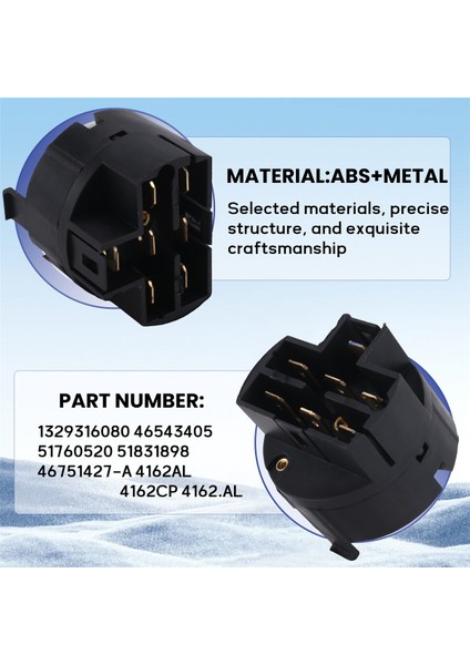 Ateşleme Sistemi Ateşleme Kilit Starter Switch Fiat Ducato Röle Için Kontak Fişleri 1329316080 46543405 51760520 51831898 (Yurt Dışından) fırsatları