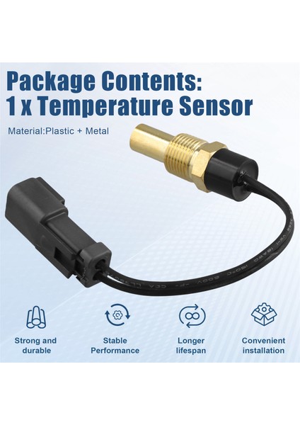 Sıcaklık Anahtarı Sensörü 203-3220 3E-6425 Caterpillar Cat D7R D8R D8GC D9R 545 65E 85E 75E 95E 583R 587R 572R 980G (Yurt Dışından) fırsatları