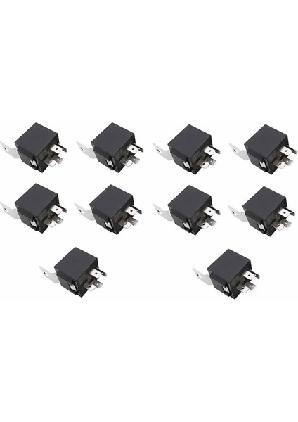 10 Adet Tekrarlayıcı Röle 4 Pim 12V 40A Otomatik Araba Röleleri Için (Yurt Dışından)