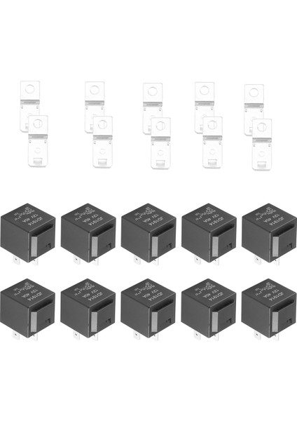 10 Adet 5 Pin 12V Röle Anahtarı (Spdt) (30/40 Amper) Otomotiv Fanları Için 12 Volt Otomotiv Rölesi (Yurt Dışından) modelleri