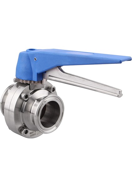 Mavi Tetik Sökümlü Kelebek Valfi Paslanmaz Çelik 304 Tri-Clamp (1,5 Inç Tri Kelime Kelebek Valfı) (Yurt Dışından) fırsatları