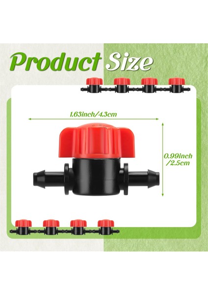50PCS 1/4 Inç Dikenli Kapanma Valf Damla Sulama Boru Kuplaj Valfi 1/4 Inç Tüp Için Damlama Sulama Valfi (Yurt Dışından) indirimleri