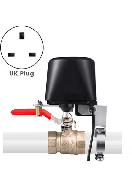 Tuya Smart Zigbee 3.0 Su Valfı Gaz Vanası Mekanik Valf Anahtarı Bluetooth Valf Kontrolü (Ingiltere Fişi) (Yurt Dışından) fırsatları