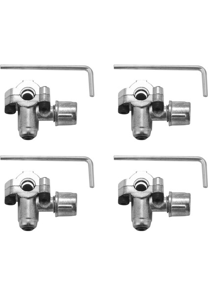 4 Paket Bpv-31 Piercing Valf Hattı Musluk Valf Kitleri Klimalar Için Ayarlanabilir Hvac 1/4 Inç, 5/16 Inç, 3/8 Inç Tüp (Yurt Dışından)