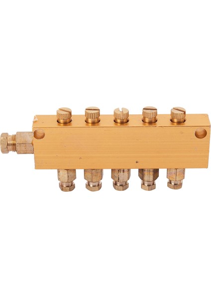 Yağlama Yağ Distribütörü Hava Basıncı Düzenleyici Distribütör Manifold Bloğu 6mm Giriş 4mm Out Yağ Piston Distribütörü Bahçecilik (1 Giriş 5 Çıkış) (Yurt Dışından) fiyatları