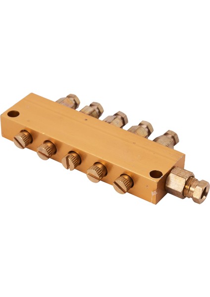 Yağlama Yağ Distribütörü Hava Basıncı Düzenleyici Distribütör Manifold Bloğu 6mm Giriş 4mm Out Yağ Piston Distribütörü Bahçecilik (1 Giriş 5 Çıkış) (Yurt Dışından) indirimleri