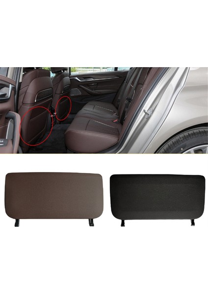 Araba Koltuğu Arka Panel Deri Backrest Depolama Cep Kapağı Bmw 5 6 7 Serisi G38 2018-2023 G12 G32 Yüksek Versiyon Mocha (Yurt Dışından) modelleri